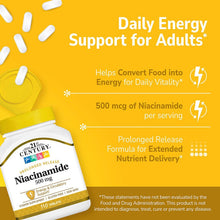 21st Century, Niacinamide, Prolonged Release , 110 Tablets