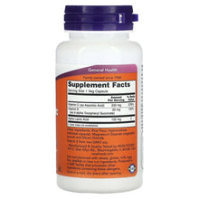 NOW Foods, Alpha Lipoic Acid, Veg Capsules