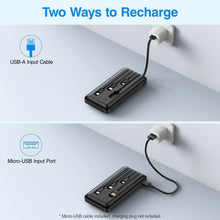JIUMESS 20000mAh Power Bank Portable Charger with Cables, USB Battery Pack Compatible for iPhone & Android Cell Phone