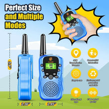 Kids Walkie Talkies 3 Packs, 2 Way Radio, 3 KM Long Range, Clear Sound 22 Channels Indoor Outdoor Toy for Boys Girls 3-12 Years Old Kids Gifts