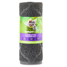Vibrant Life Large Trapper Litter Mat, 35" x 23", Gray