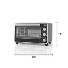 Black + Decker Crisp 'N Bake PRO 6-Slice Air Fryer Toaster Oven with Basket, Pan, Rack & Tray, Stainless Steel