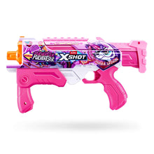XSHOT Water Fast-Fill Skins Unicorn Splash (500ml 33ft) Hyperload Water Blaster by ZURU, Outdoor Summer Toy, for Kids, Teens & Adults Ages 5+