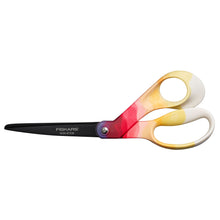Fiskars Explore 8-inch Fashion Non-Stick Scrapbook Scissors, Daybreak, 1 Piece, Everyday Adult Scissors