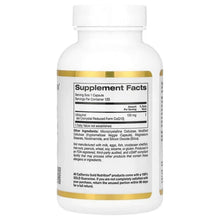 California Gold Nutrition, Ubiquinol Reduced Form CoQ10, 100 mg , 120 Veggie Capsules