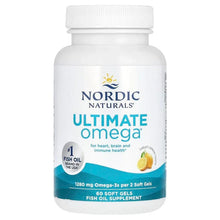 Nordic Naturals, Ultimate Omega, Lemon, Soft Gels (640 mg per Soft Gel)