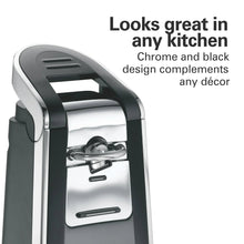 Hamilton Beach Smooth Edge Automatic Electric Can Opener, Black & Stainless
