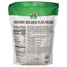 NOW Foods, Real Food, Organic Golden Flax Seeds, 32 oz (907 g)