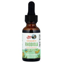 Extracto líquido de rodiola orgánica de MaryRuth's, 1 onza líquida (30 ml)