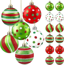 18-PackChristmasOrnamentBalls-2-4InchGlitteredPlasticBaubles-_1 - USA Mega Market