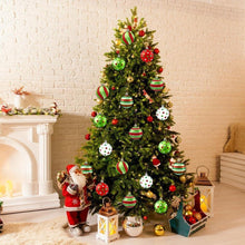 18-PackChristmasOrnamentBalls_2.4InchGlitteredPlasticBaubles5 - USA Mega Market