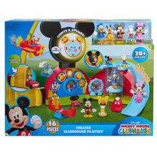 Disney Jr. Mickey Mouse 28-inch Clubhouse Deluxe Playset, 16-pieces, Kids Ages 3 and up