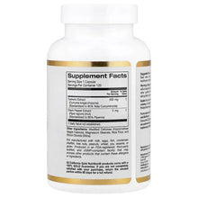 California Gold Nutrition, Curcumin C3 Complex® with BioPerine® Black Pepper Extract, Turmeric Curcumin Complex, Enhanced Bioavailablity, 120 Veggie Capsules