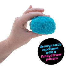 Nee Doh Fuzz Ball Flower Power Novelty Fidget Toy, Multiple Colors, Children Ages 3+