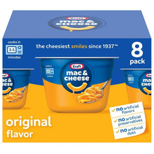 Kraft Original Easy Microwavable Macaroni and Cheese Cups (8 ct Box, 2.05 oz Cups) (Pack of 2)