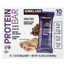 Kirkland Signature Protein Bars, Chocolate Chip Cookie Dough, 40-Count (4 Pack of 10)