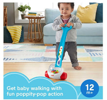 Fisher-Price Baby & Toddler Toy Corn Popper Blue Push-Along with Ball 2-Piece As