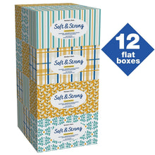 Member’s Mark Soft & Strong 2-Ply Premium Facial Tissues 12 Flat Boxes, 160 tissues/box