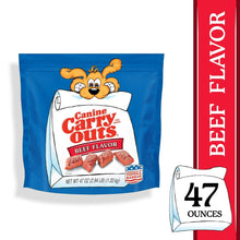 Canine Carry Outs Beef Flavor Dog Treats, 47oz Bag