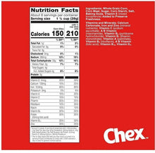 Corn Chex Gluten Free Breakfast Cereal, Homemade Chex Mix Ingredient, 12 oz