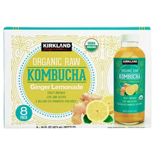Kirkland Signaure Organic Raw Kombucha, 16 fl oz, 8-count