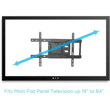 DuraPro Full-Motion Articulating, Tilt/Swivel, Universal Wall Mount Kit for 19" to 84" TVs + Bonus HDMI Cable (DRP800FN)