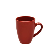 10 Strawberry Street Nova Square 16-Piece Stoneware Dinnerware Set, Red