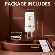 Coffee Grinder Electric,Electric Coffee Grinders Mannual for Home Use, Adjustable & Portable,Stainless Steel, White