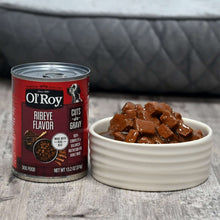 Ol' Roy Ribeye Flavor Cuts in Gravy Wet Dog Food, 13.2 oz Can