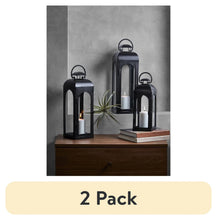 Better Homes & Gardens Black Metal Lantern Candle Holder
