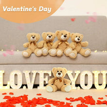 MorisMos 5 Packs Teddy Bears 14'' Bulk Stuffed Animals Plush Bear