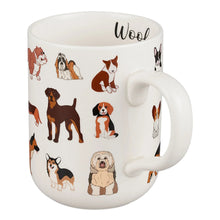Mainstays 16.06-oz Stoneware Dog Mug, White