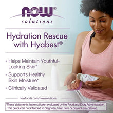 NOW Foods, Solutions, Hydration Rescue with Hyabest® Hyaluronic Acid, 60 Capsules