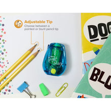 Bostitch Twist-N-Sharp Pencil Sharpener Handheld-Blue-1 Each