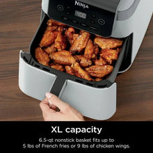 Ninja Pro 3-in-1 Air Fryer, XL 5-Qt Basket, 3 Functions, Air Crisp Technology, Non-Stick, Crisper Plate, AF140WMWH White