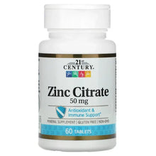 21stCentury_ZincCitrate_50mg_60Tablets - USA Mega Market