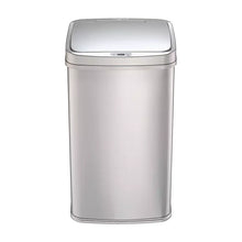 Nine Stars 13.2-Gal. Stainless Steel Sensor Trash Can - Silver - USA MEGA SHOP