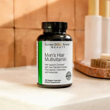 California Gold Nutrition, Beauty, Men's Hair Multivitamin, 120 Veggie Capsules
