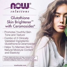 NOW Foods, Solutions, Glutathione Skin Brightener™, 30 Veg Capsules