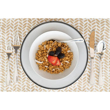 10 Strawberry Street Simply Coupe 16-Piece Ceramic Dinnerware Set, Black
