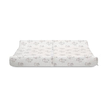 Disney Winnie the Pooh Contoured Changing Pad with Plush Cover by Delta Children – Machine Washable Cover and Waterproof Outer Layer, Grey