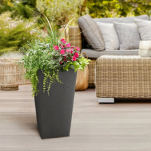 24 Inch Avondale Indoor Outdoor Recycled Planter Slate