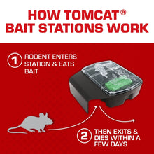 Tomcat Mouse Killer, Child and Dog Resistant, Refillable Station - Includes 16 Bait Blocks