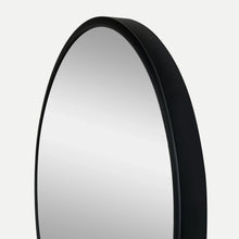 Mainstays 18x18 Black Round Small Decorative Wall Mirror for Bathroom or Living Room