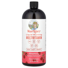 Multivitamínico líquido matutino MaryRuth's, sabor frambuesa, 887 ml (30 onzas líquidas)