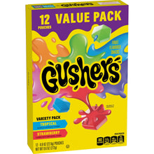 Gushers Gluten Free Tropical and Strawberry Fruit Flavored Snacks (12 Pouches)
