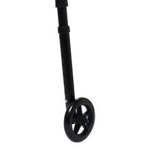 Equate Folding Walker with 5-Inch Wheels, Black – 350 lb Weight Capacity