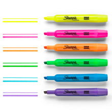 Sharpie Tank-Style Highlighters, Chisel Tip, Assorted, 4 Count