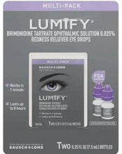 LUMIFY Redness Reliever Eye Drops, 2 Pack