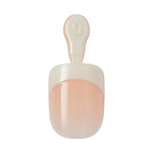 KISS Everlasting French Press on Nails, String Of Pearls, White, Real Short Squoval, 28 Count